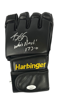 Bill Goldberg autographed signed inscribed glove WWE Roman Reigns JSA COA