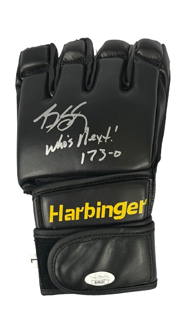 Bill Goldberg autographed signed inscribed glove WWE Roman Reigns JSA COA