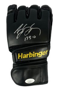 Bill Goldberg autographed signed inscribed glove WWE Roman Reigns JSA COA