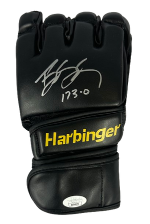 Bill Goldberg autographed signed inscribed glove WWE Roman Reigns JSA COA