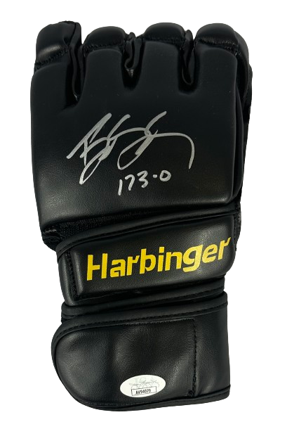 Bill Goldberg autographed signed inscribed glove WWE Roman Reigns JSA COA