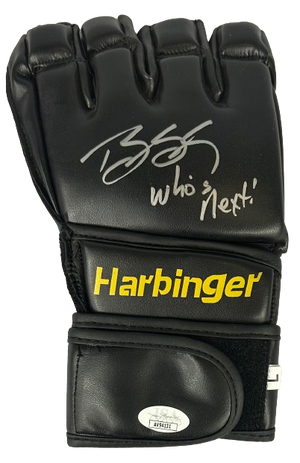 Bill Goldberg autographed signed inscribed glove WWE Roman Reigns JSA COA