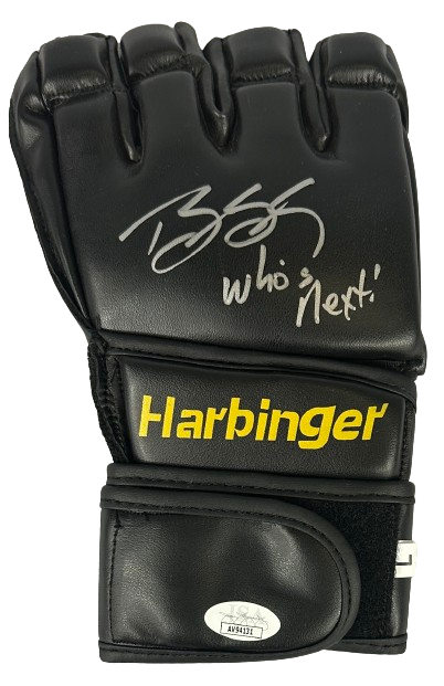 Bill Goldberg autographed signed inscribed glove WWE Roman Reigns JSA COA