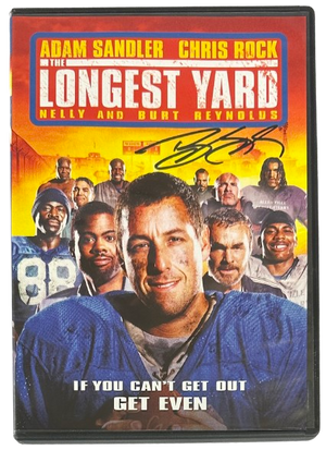 Bill Goldberg autographed signed DVD cover The Longest Yard JSA COA Adam Sandler