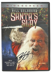 Bill Goldberg autographed signed DVD cover Santa's Slay JSA COA The Longest Yard