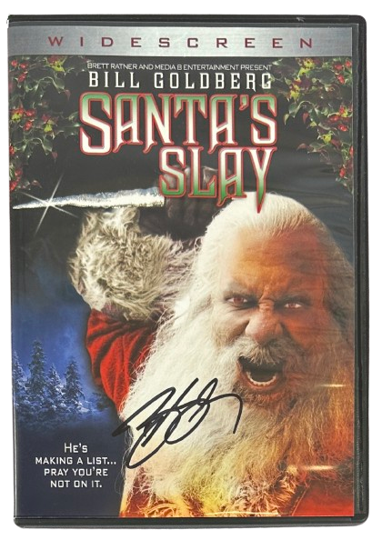 Bill Goldberg autographed signed DVD cover Santa's Slay JSA COA The Longest Yard