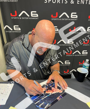 Bill Goldberg autographed signed 8x10 photo WWE Brock Lesnar JSA COA