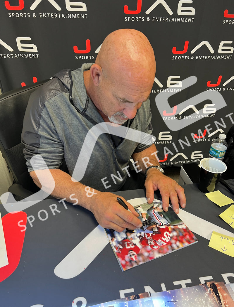 Bill Goldberg autographed signed 8x10 photo NCAA Georgia Bulldogs JSA WWE