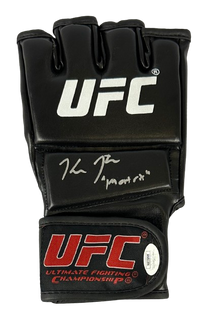 Kyler Phillips autographed signed inscribed glove UFC COA JSA The Matrix