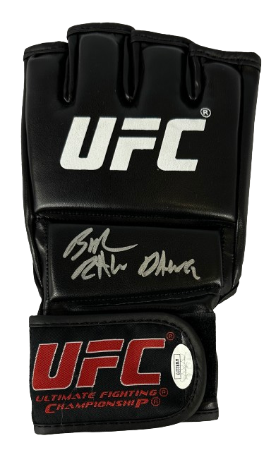 Brandon Royval autographed signed inscribed glove UFC COA JSA Raw Dawg