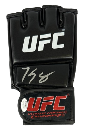 Bobby King Green autographed signed glove UFC JSA COA