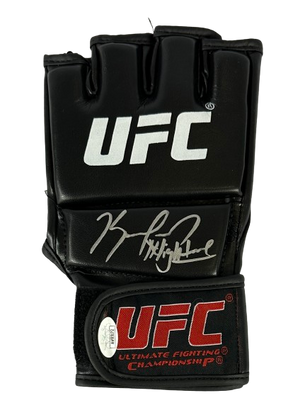 Kamaru Usman autographed signed inscribed glove UFC COA JSA Nigerian Nightmare