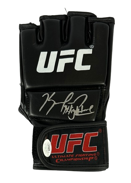 Kamaru Usman autographed signed inscribed glove UFC COA JSA Nigerian Nightmare