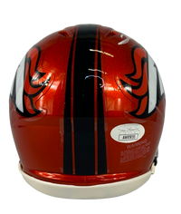 Clinton Portis autographed inscribed Flash mini helmet Denver Broncos JSA COA