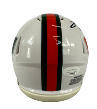 Clinton Portis autographed signed inscribed mini helmet Miami Hurricanes JSA COA