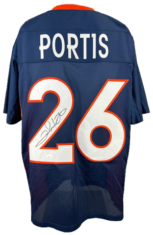 Clinton Portis autographed signed jersey COA JSA Denver Broncos