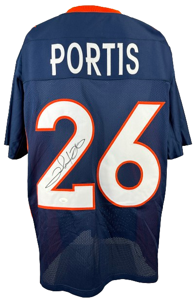 Clinton Portis autographed signed jersey COA JSA Denver Broncos