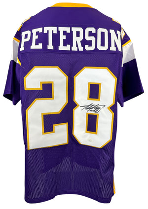 Adrian Peterson autographed signed pro style jersey JSA COA