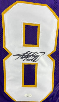 Adrian Peterson autographed signed pro style jersey JSA COA