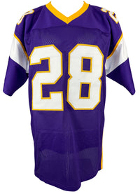 Adrian Peterson autographed signed pro style jersey JSA COA