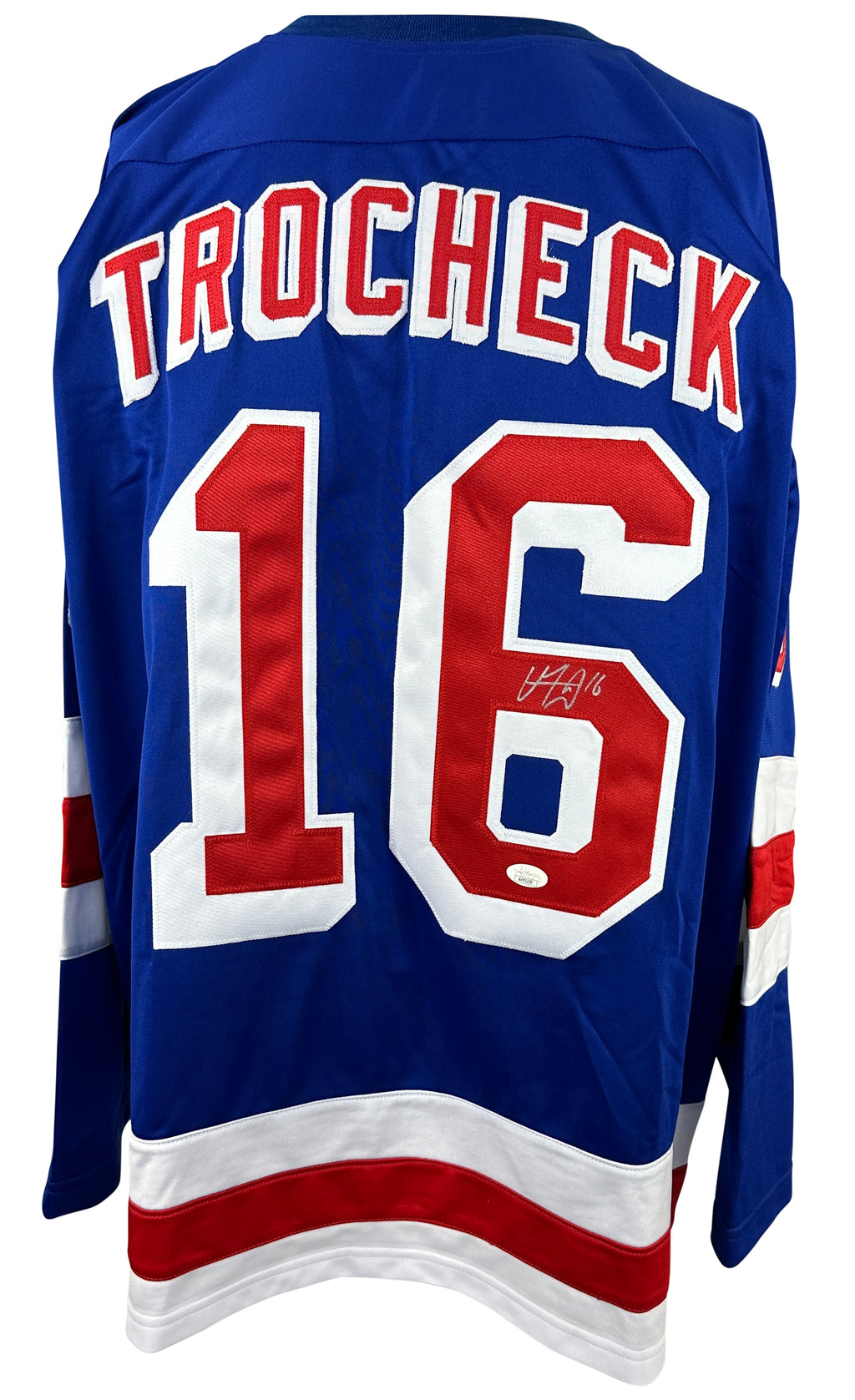 Vincent Trochek signed autographed jersey NHL New York Rangers JSA COA