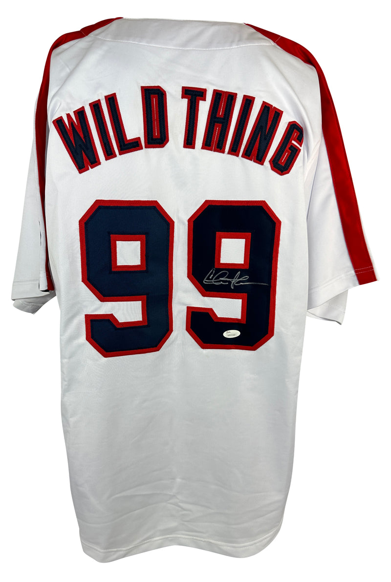 Charlie Sheen autographed signed jersey JSA Major League Ricky Wild Thing Vaughn