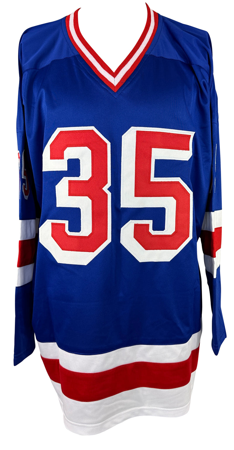 Mike Richter signed autographed jersey NHL New York Rangers JSA COA