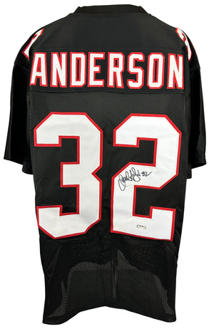 Jamal Anderson autographed signed jersey JSA COA