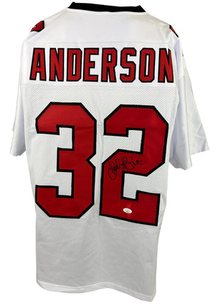 Jamal Anderson autographed signed jersey NFL Atlanta Falcons JSA COA