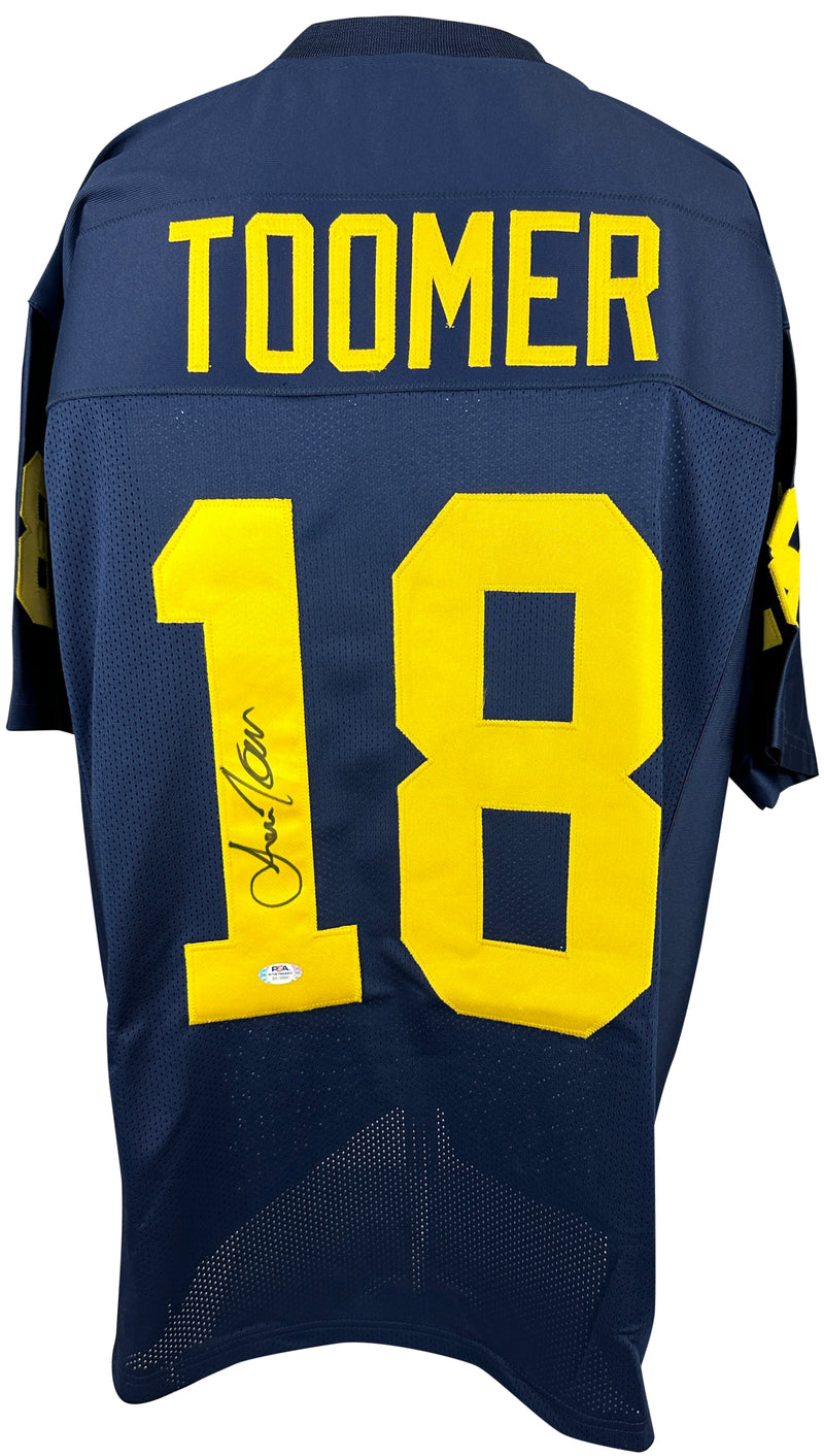 Amani Toomer autographed signed jersey college style JSA COA