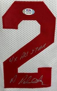 Alvin Robertson autographed signed jersey NBA Arkansas Razorbacks PSA COA