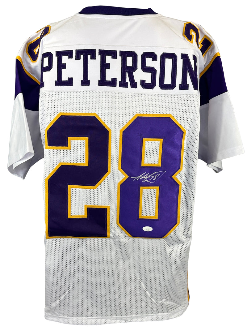 Adrian Peterson autographed signed pro style jersey JSA COA