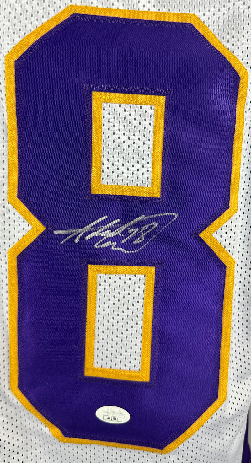 Adrian Peterson autographed signed pro style jersey JSA COA