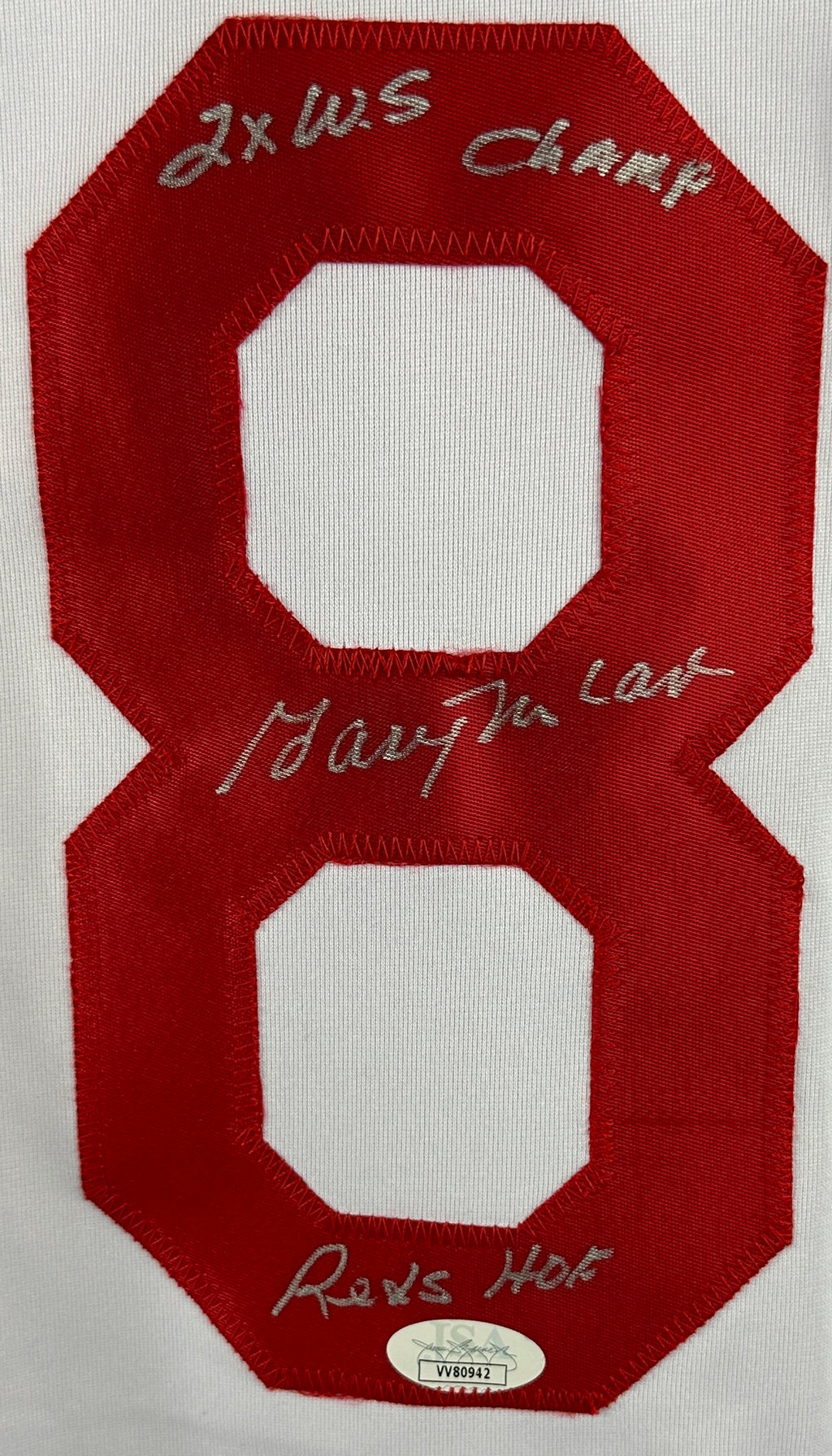 Gary Nolan autographed signed jersey Cincinnati Reds JSA COA