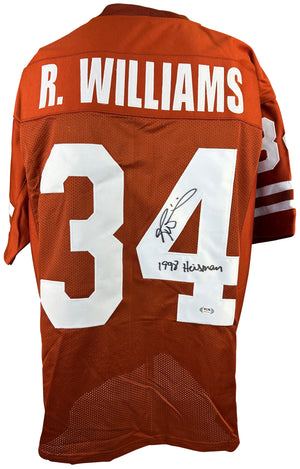 Ricky Williams autographed signed inscribed jersey pro style JSA COA