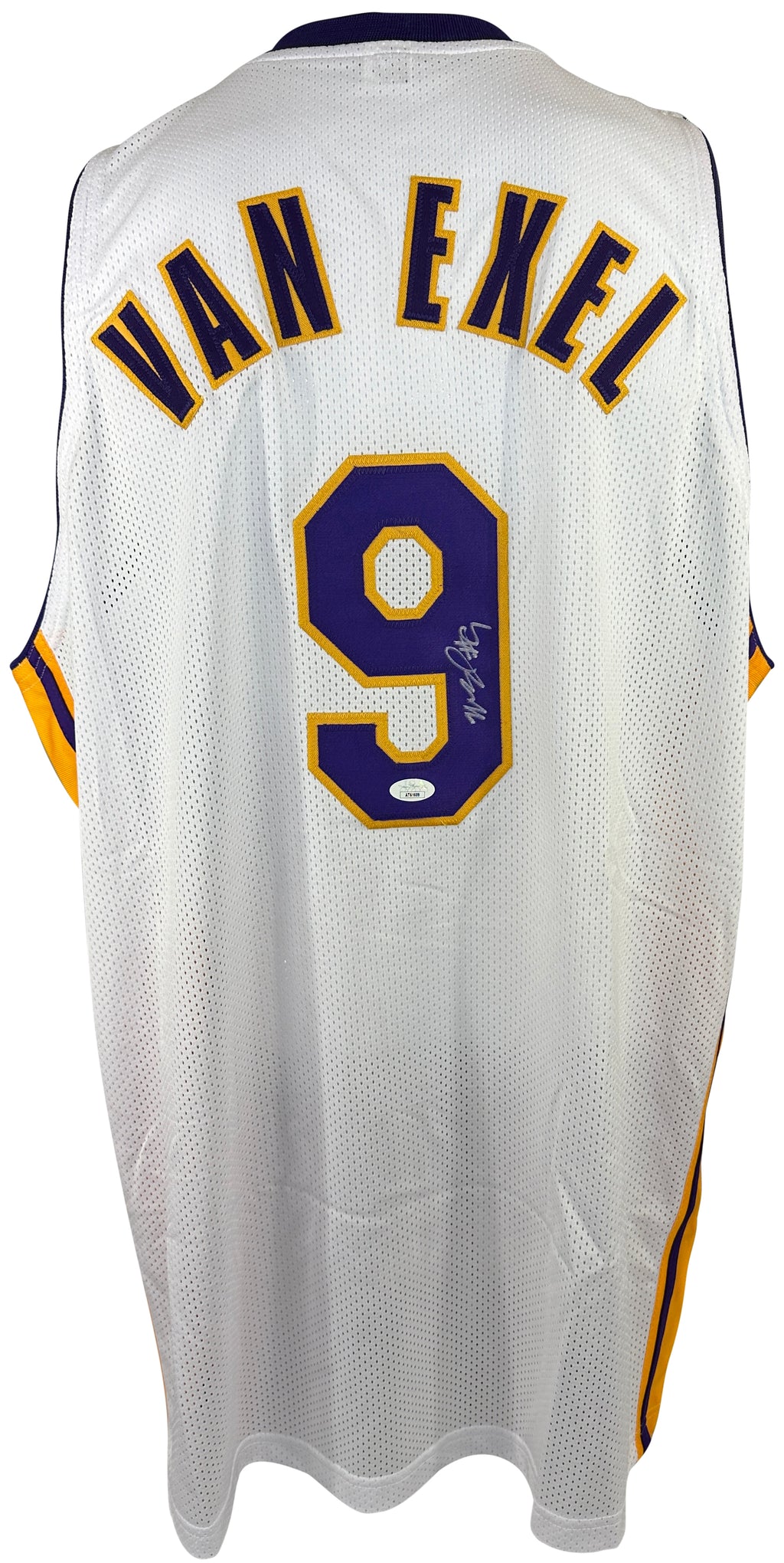 Nick Van Exel autographed signed jersey NBA Los Angeles Lakers JSA COA