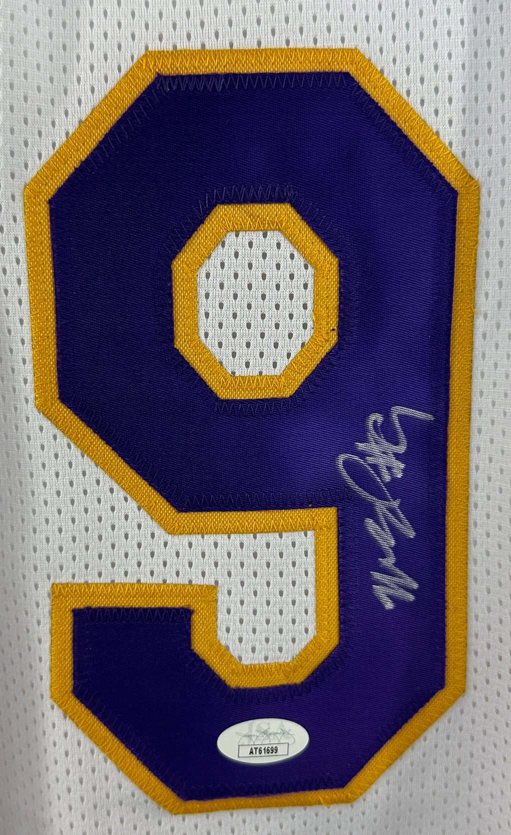 Nick Van Exel autographed signed jersey NBA Los Angeles Lakers JSA COA