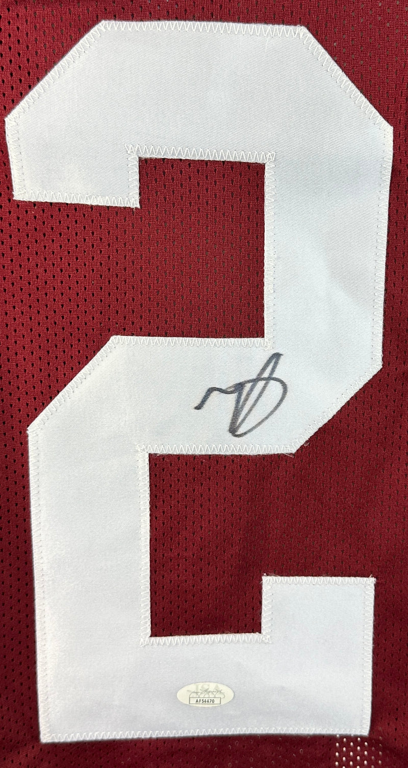 Minkah Fitzpatrick autographed signed jersey college style JSA COA