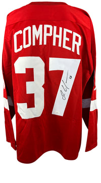 JT Compher signed autographed jersey NHL Detroit Red Wings JSA COA