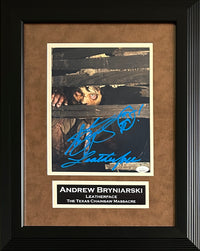 Andrew Bryniarski inscribed framed 8x10 photo Texas Chainsaw Massacre JSA COA