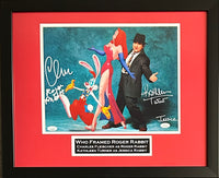 Kathleen Turner Charles Fleischer signed frame 11x14 Who Framed Roger Rabbit JSA