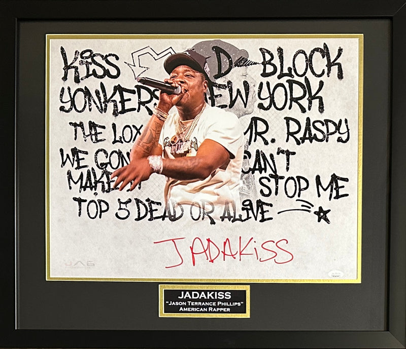 Jadakiss autographed signed framed 16x20 photo JSA COA Jason Philips