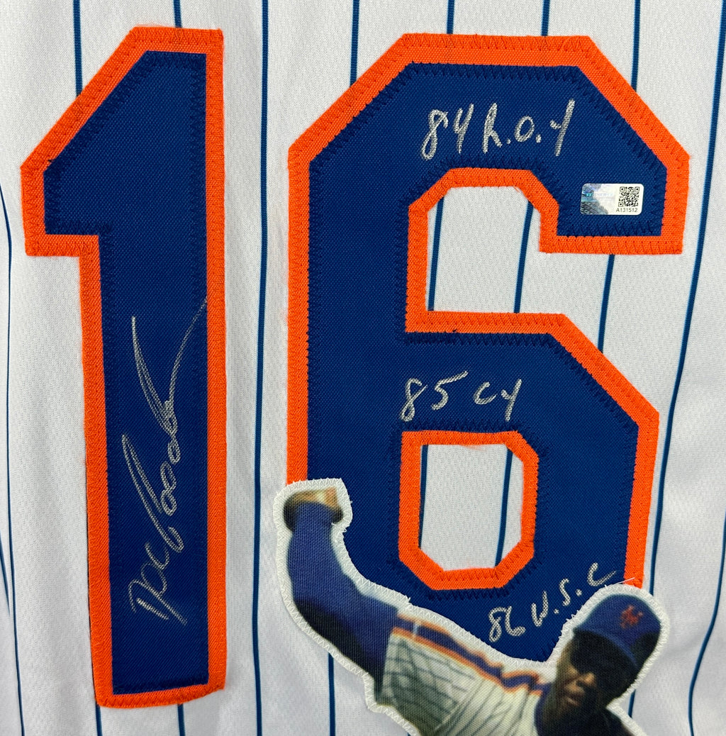 Doc Gooden autographed signed jersey New York Mets JSA COA