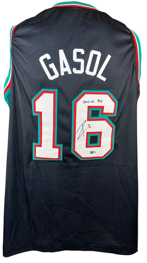 Pau Gasol autographed signed jersey NBA Memphis Grizzlies BAS COA