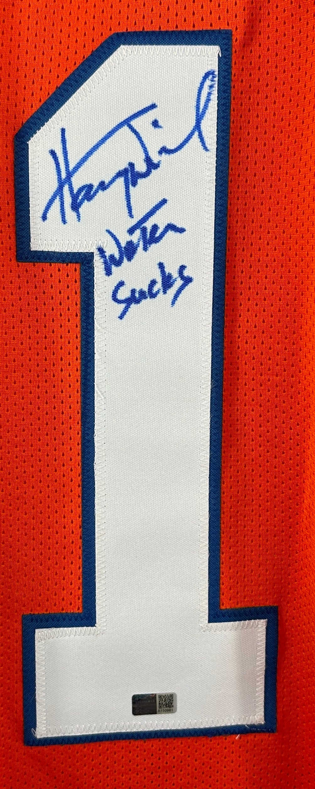 Henry Winkler autographed signed inscribed Coach Klein Waterboy jersey JSA COA