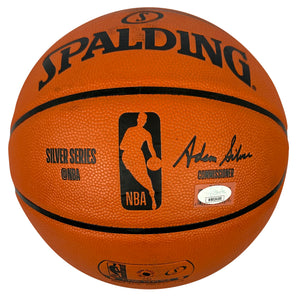 Jerry West signed autographed basketball NBA Los Angeles Lakers JSA COA