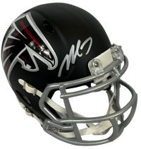 Michael Vick autographed signed mini helmet NFL Atlanta Falcons Beckett