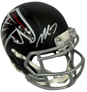 Michael Vick autographed signed mini helmet NFL Atlanta Falcons Beckett