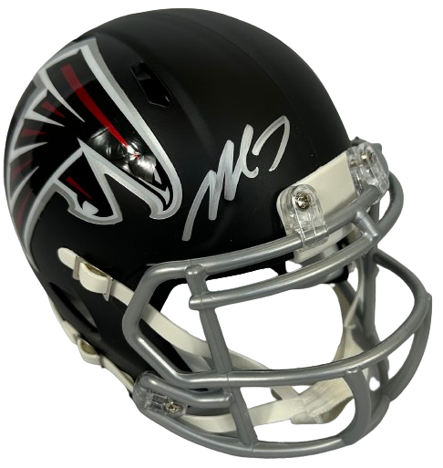 Michael Vick autographed signed mini helmet NFL Atlanta Falcons Beckett