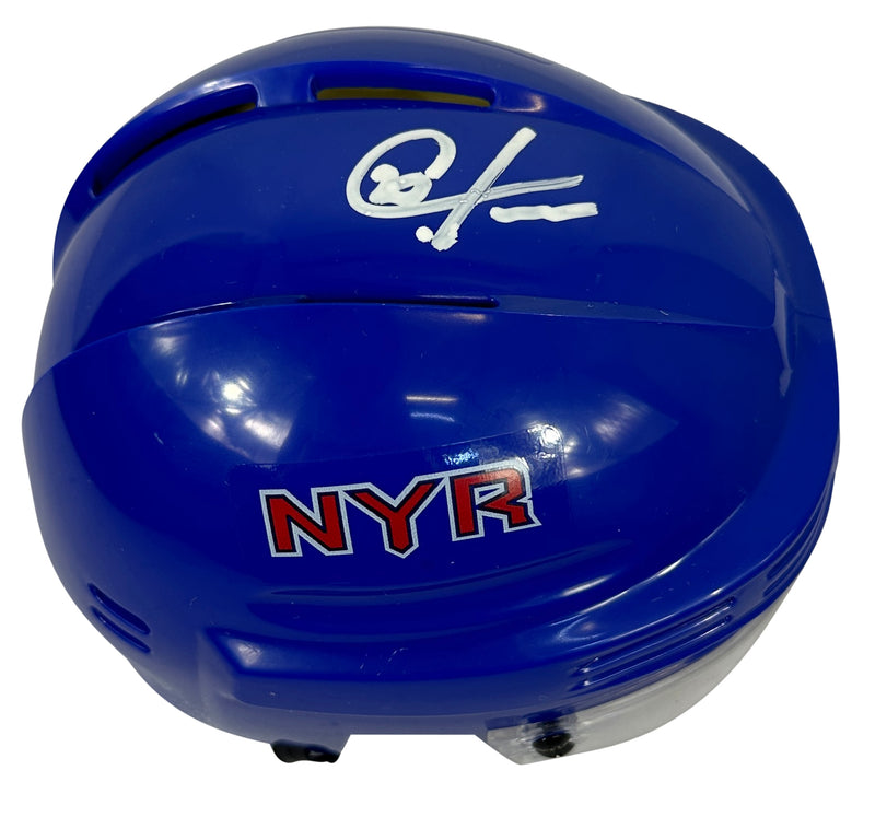 Chris Kreider autographed signed mini helmet NHL New York Rangers Beckett